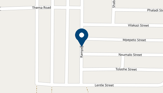 Map of the practice on Rampela Street, Kwa-Thema - open in Google Maps