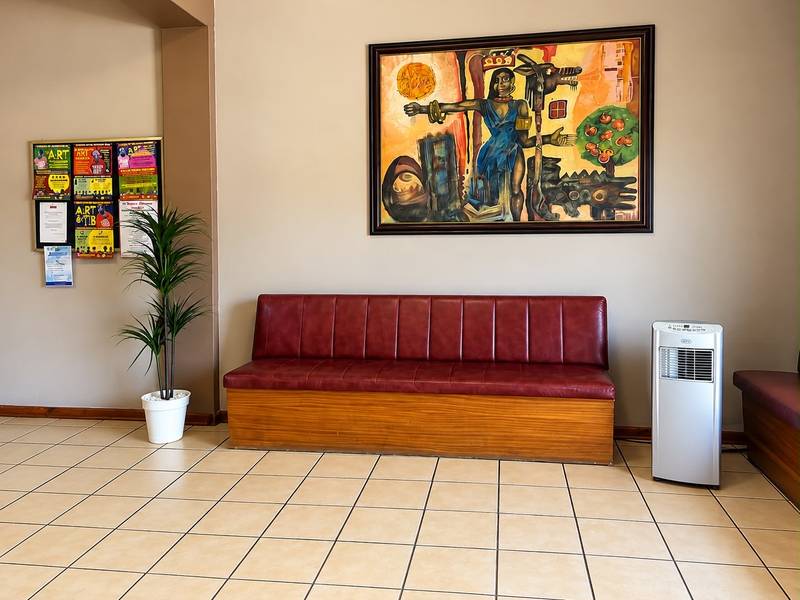 The waiting area